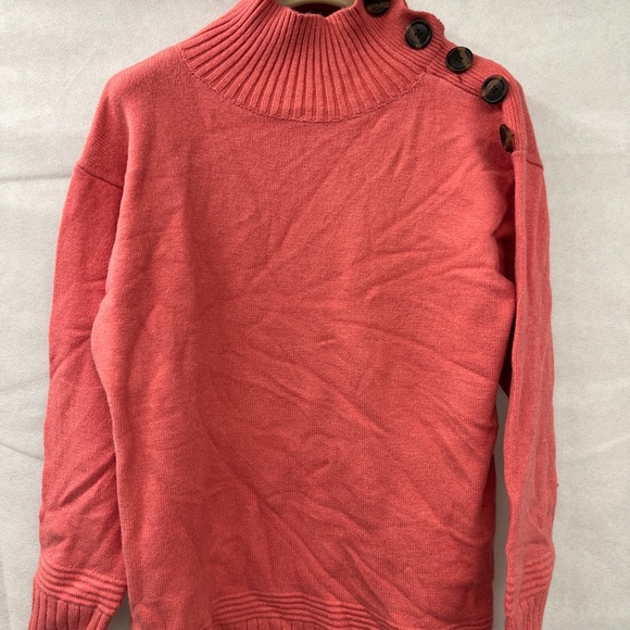 NEW Anthropologie Margarita Sweater Tunic Side But - Picture 6 of 8